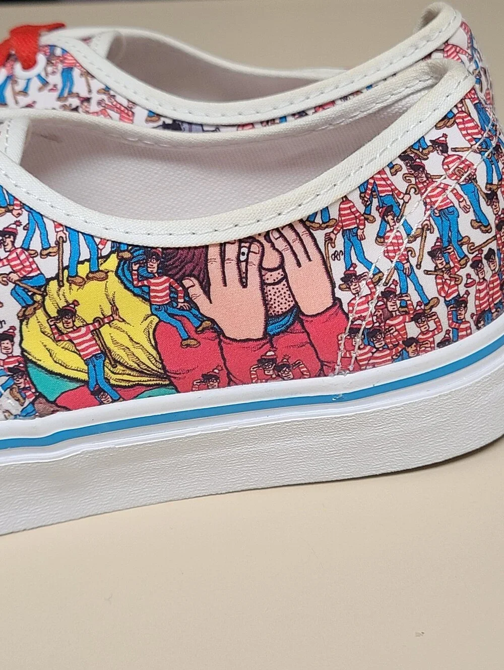 Vans X Where's Waldo ?  Authentic skateboard sneakers size 11